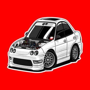 Built K24 Acura Integra Sedan Sticker