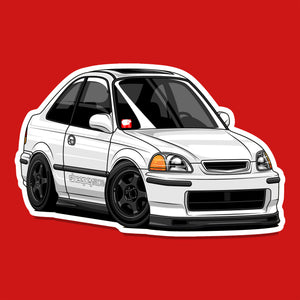 1997 Canadian Honda Civic Si Sticker