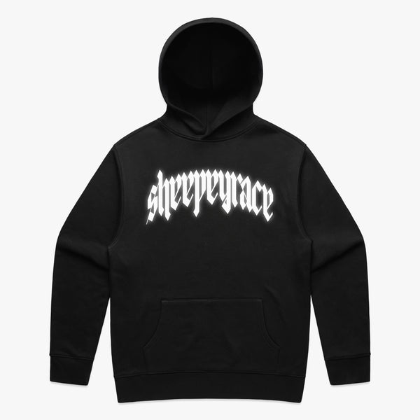 SHEEPEY Gothic Relax Hoodie Black