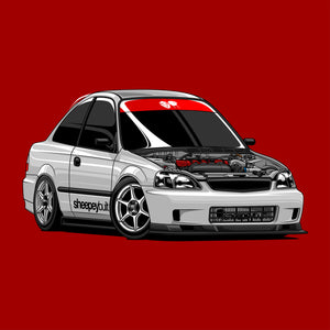 2000 K24 Boosted Civic Coupe