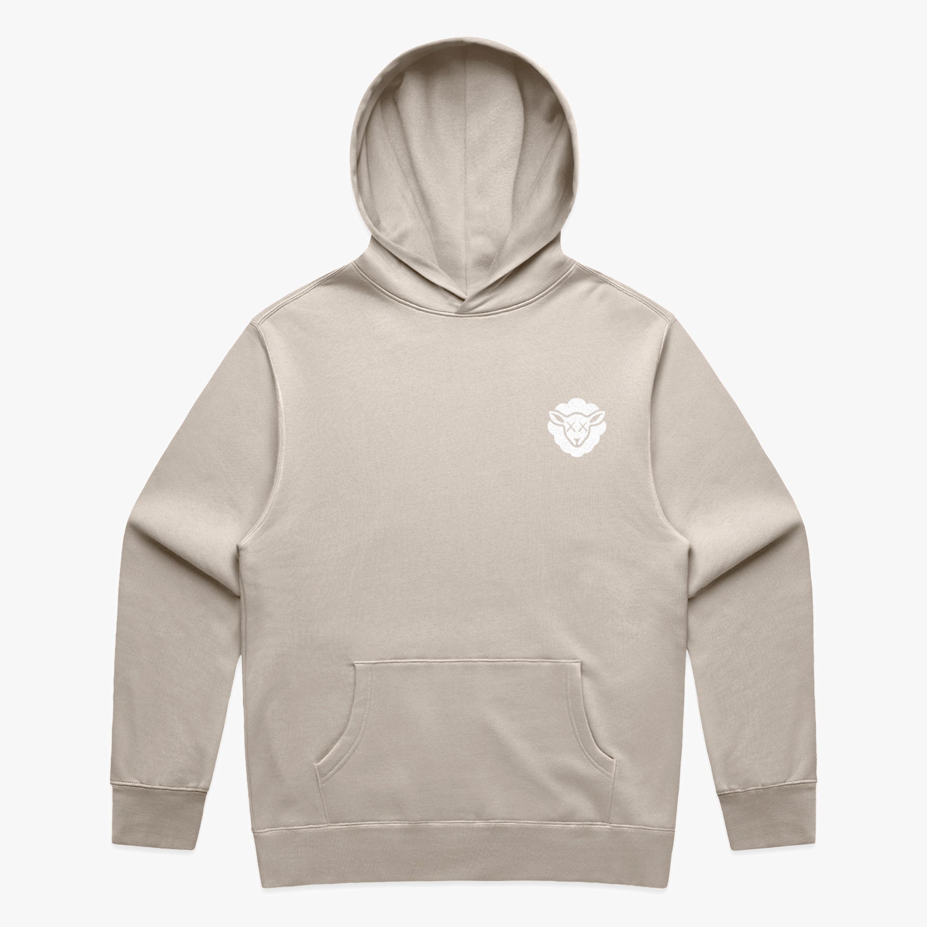 SHEEPEY NEEDMONEYFORLAMBO Relax Hoodie Faded Bone