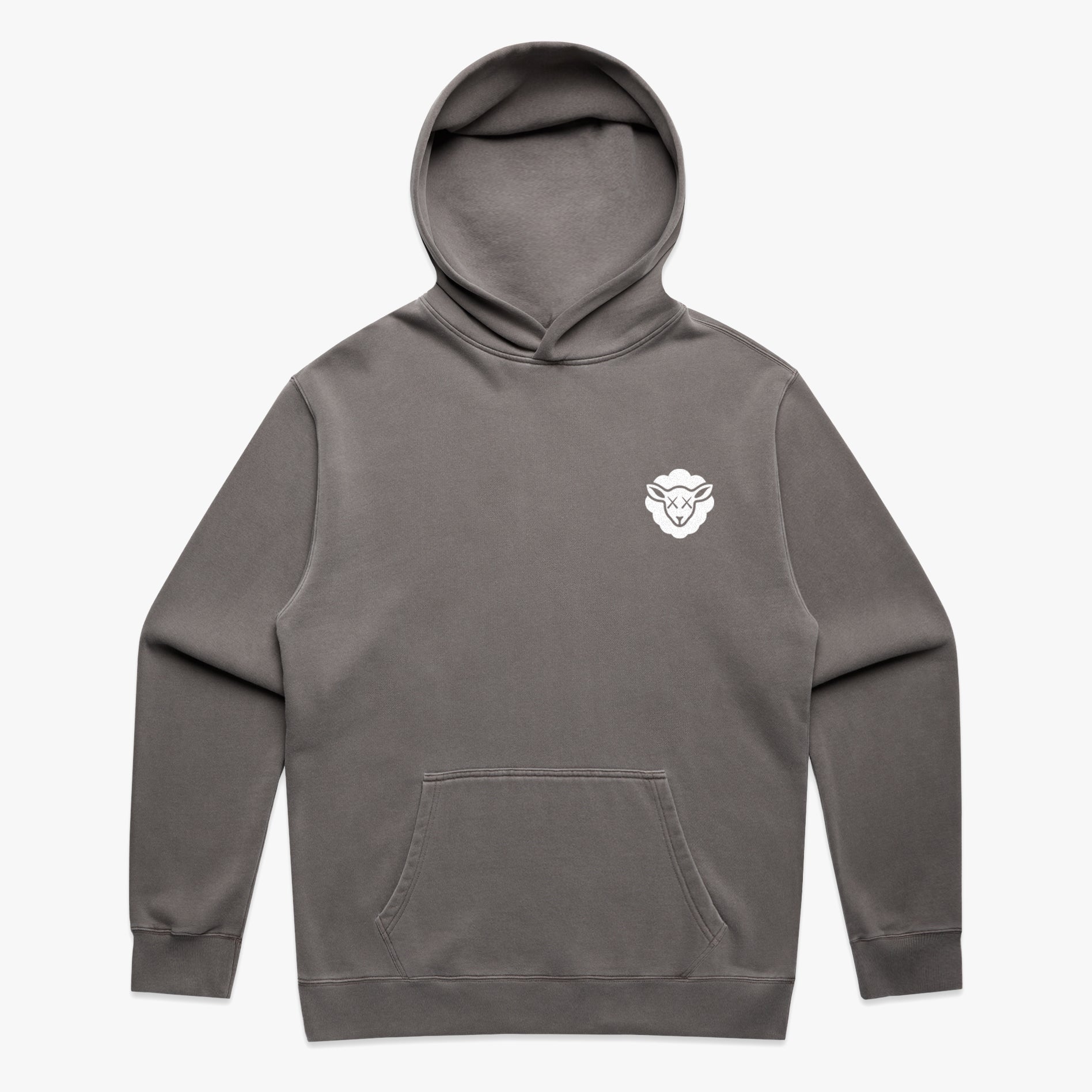 SHEEPEY NEEDMONEYFORLAMBO Relax Hoodie Faded Gray