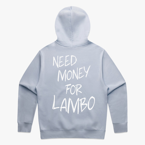 SHEEPEY NEEDMONEYFORLAMBO Relax Hoodie Powder