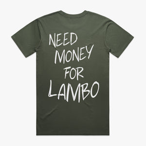 SHEEPEY NEEDMONEYFORLAMBO Tee Cypress