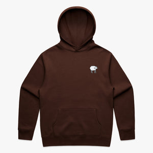 SHEEPEY OG Embroidered Relax Hoodie Chestnut