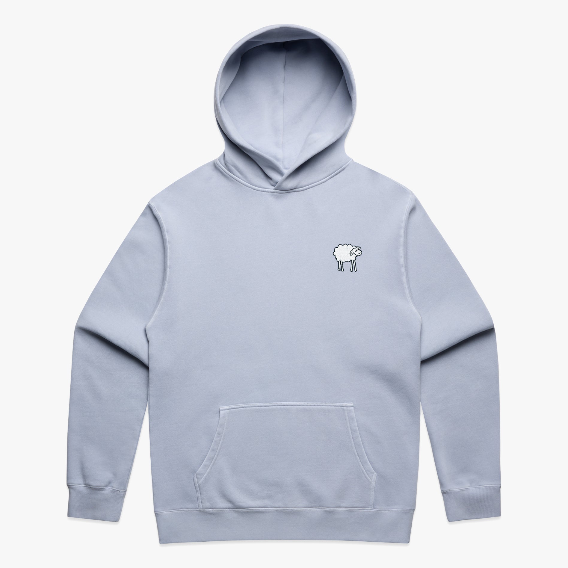 SHEEPEY OG Embroidered Relax Hoodie Faded Powder