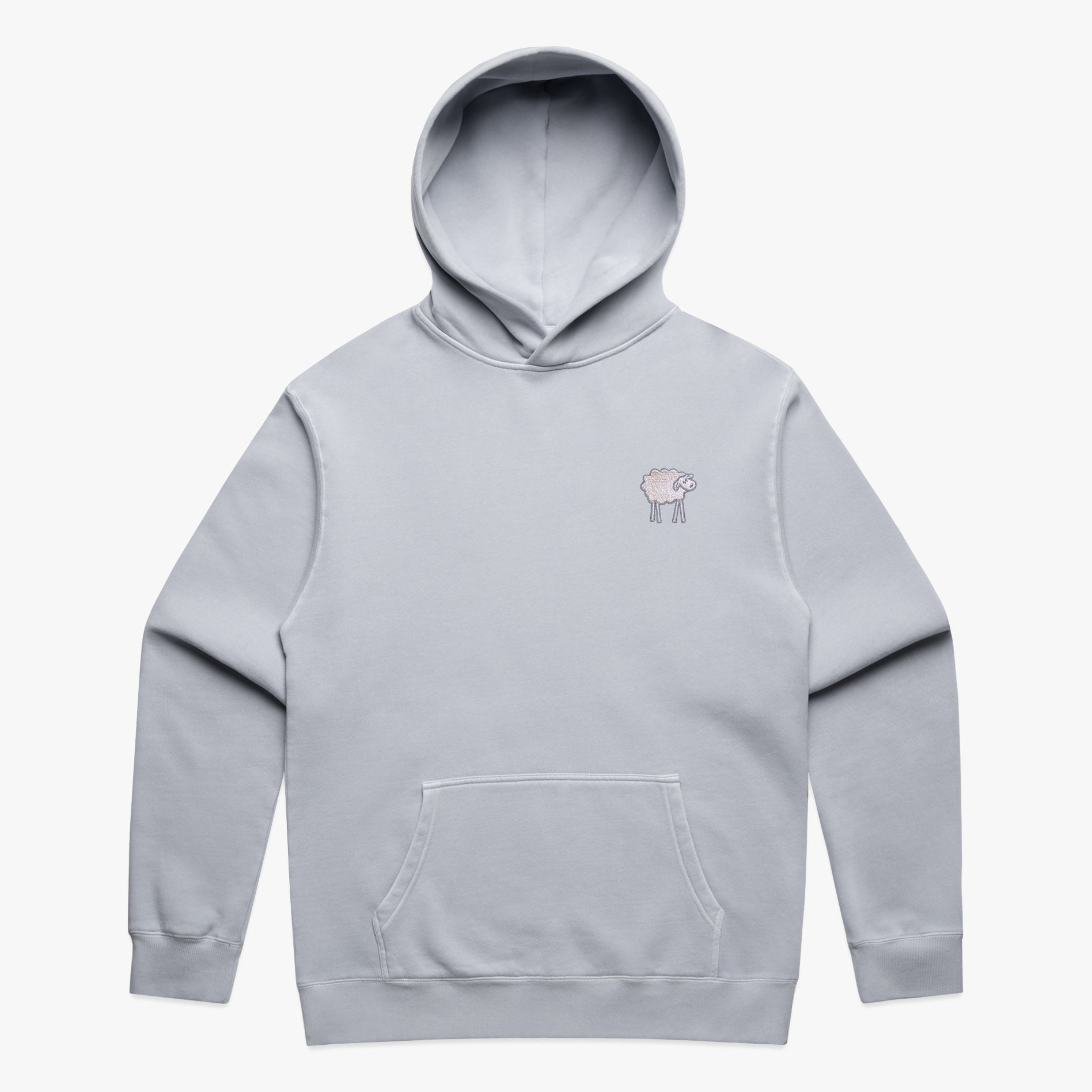 SHEEPEY OG Embroidered Relax Hoodie Faded Powder