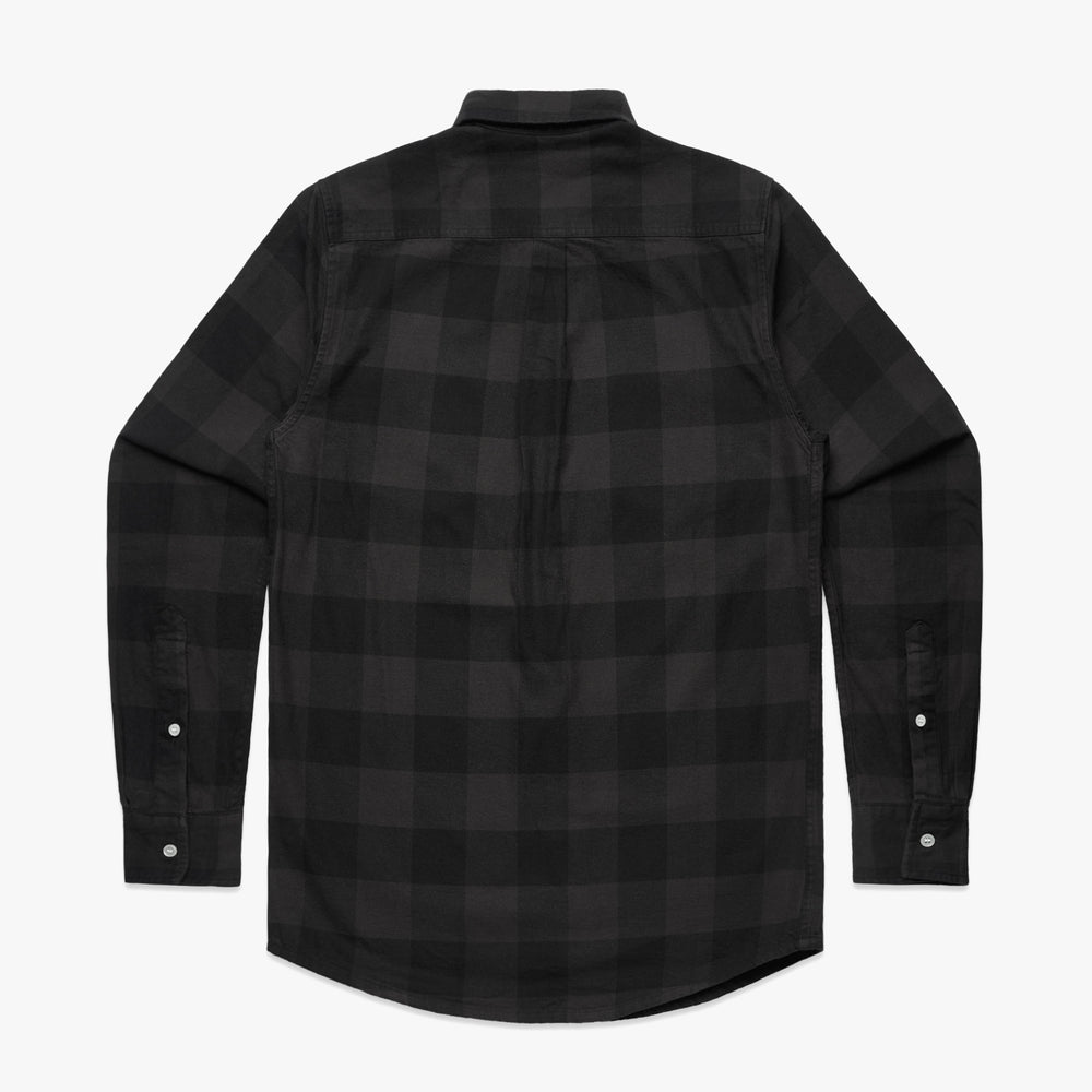 SHEEPEY Staple Flannel Coal/Black