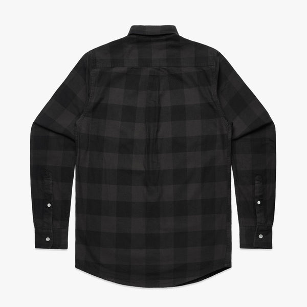 SHEEPEY Staple Flannel Coal/Black