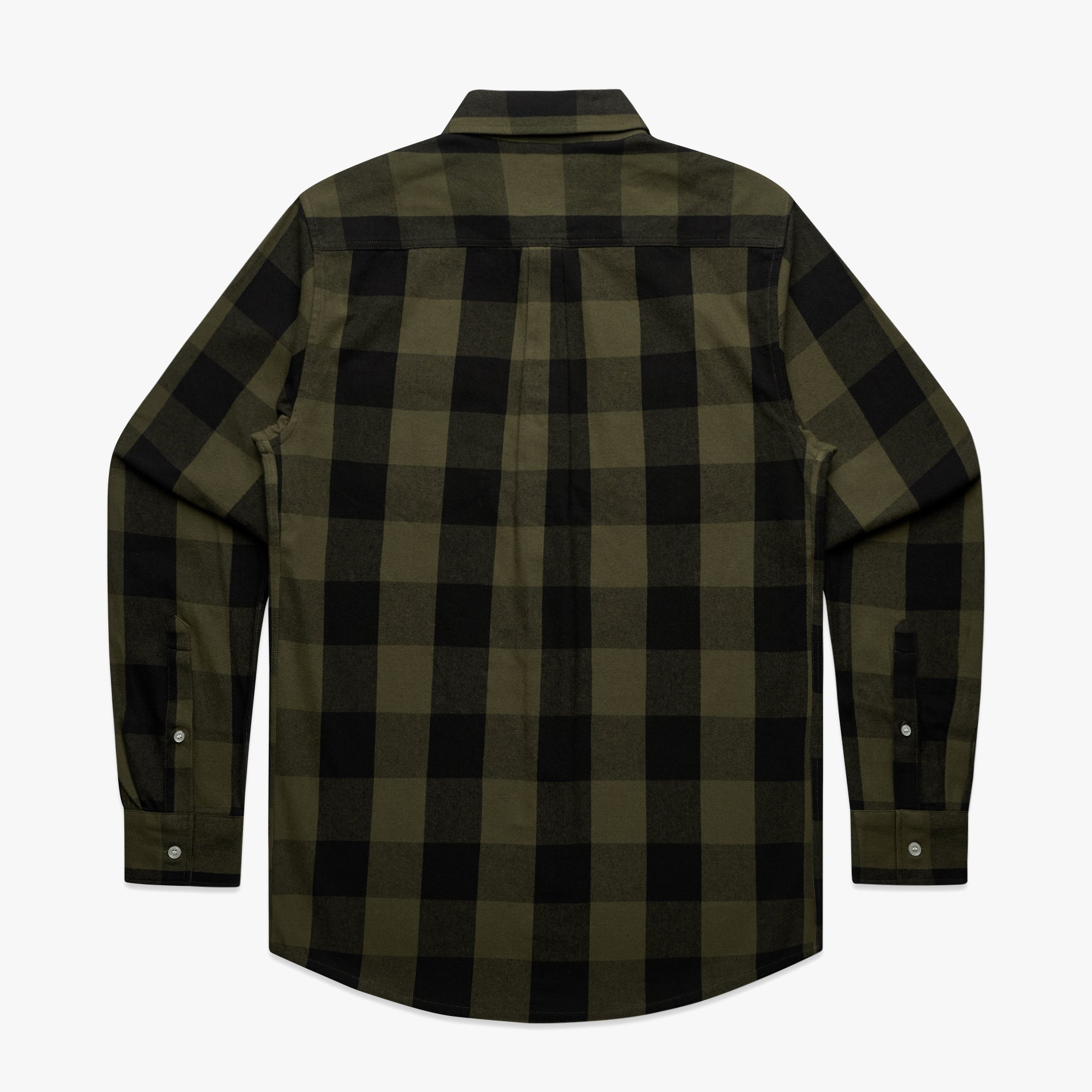 SHEEPEY Staple Flannel Army/Black