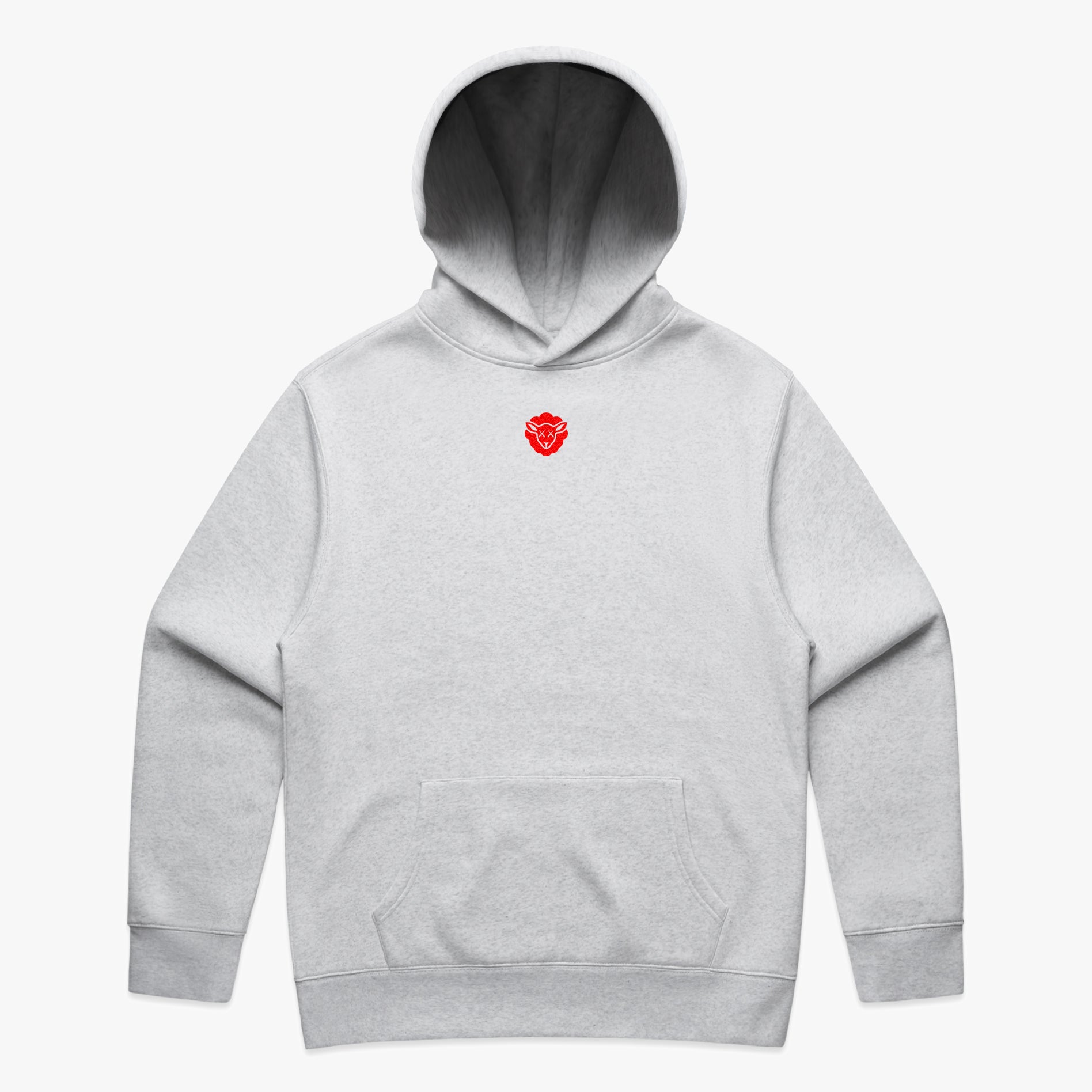SHEEPEY Y2K Relax Hoodie White Heather
