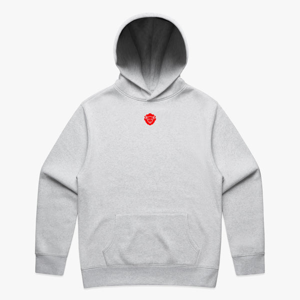 SHEEPEY Y2K Relax Hoodie White Heather