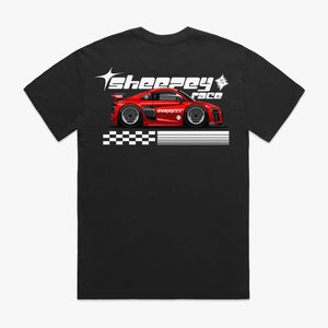 SHEEPEY Y2K Oversized Tee Black