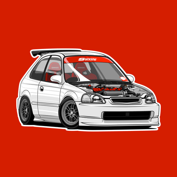 K24 EK Hatch Sticker