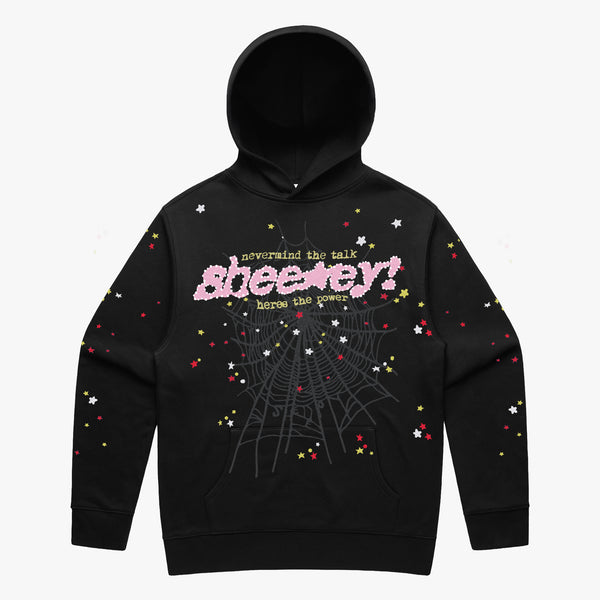 SHEE☆EY Relax Hoodie Black