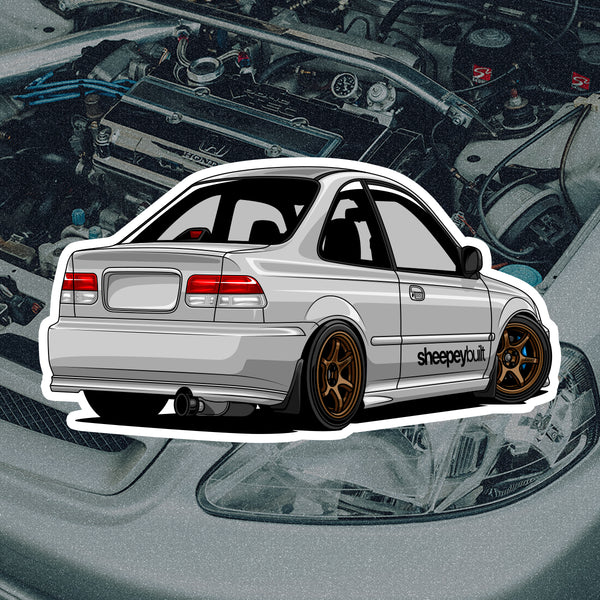 2000 B18C Honda Civic EX Sticker