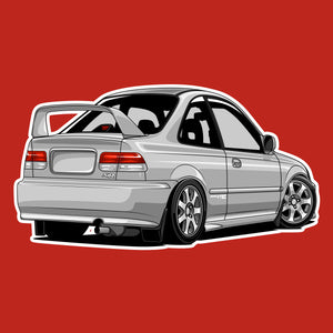 Honda Civic SiR EM1 Sticker
